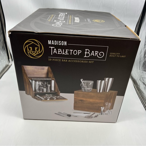 Madison Tabletop Bar Set - Picture 9 of 10